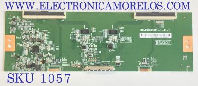 T-CON PARA MONITOR SAMSUNG / NUMERO DE PARTE 3429A10008 / SG4903K01-1-C-1 / DISPLAY SG4903K01-1 / MODELO C49HG90DMR